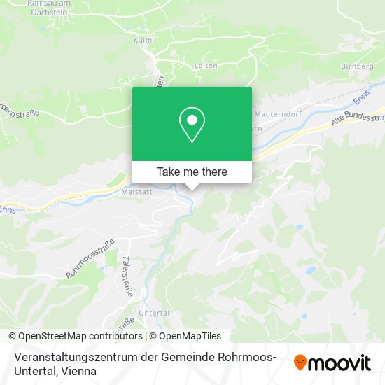 Veranstaltungszentrum der Gemeinde Rohrmoos- Untertal map