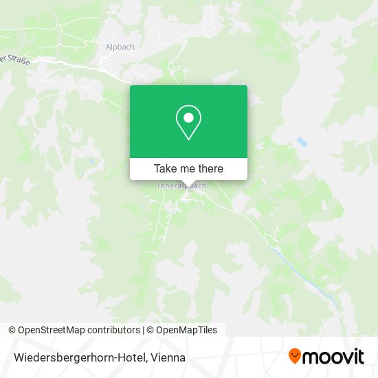 Wiedersbergerhorn-Hotel map