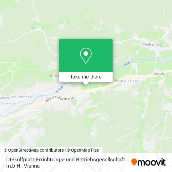 Dt-Golfplatz Errichtungs- und Betriebsgesellschaft m.b.H. map