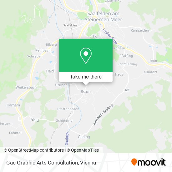 Gac Graphic Arts Consultation map