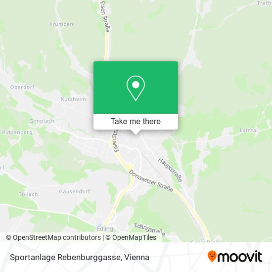Sportanlage Rebenburggasse map