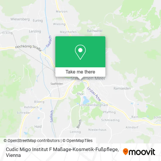 Cudic Migo Institut F Maßage-Kosmetik-Fußpflege map