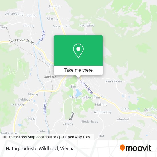 Naturprodukte Wildhölzl map