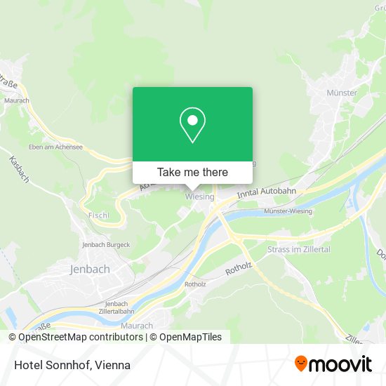 Hotel Sonnhof map