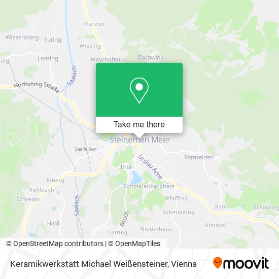 Keramikwerkstatt Michael Weißensteiner map