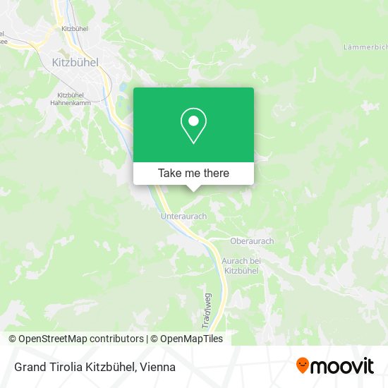 Grand Tirolia Kitzbühel map