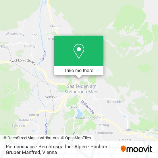 Riemannhaus - Berchtesgadner Alpen - Pächter Gruber Manfred map