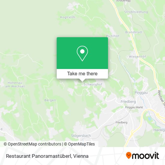 Restaurant Panoramastüberl map