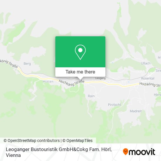 Leoganger Bustouristik GmbH&Cokg Fam. Hörl map