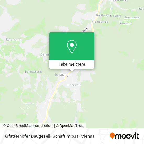 Gfatterhofer Baugesell- Schaft m.b.H. map