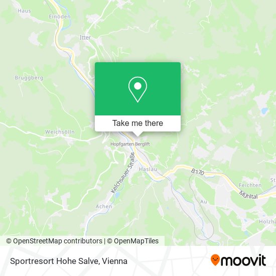 Sportresort Hohe Salve map