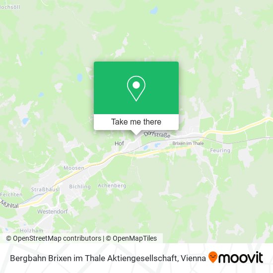 Bergbahn Brixen im Thale Aktiengesellschaft map