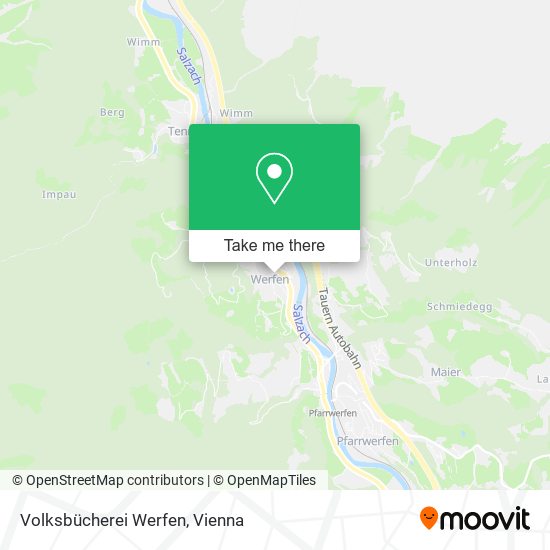 Volksbücherei Werfen map