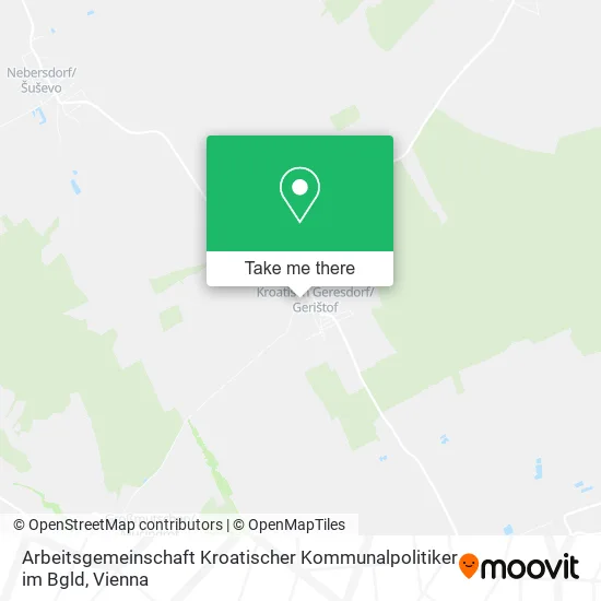 Arbeitsgemeinschaft Kroatischer Kommunalpolitiker im Bgld map