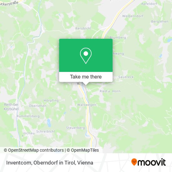 Inventcom, Oberndorf in Tirol map