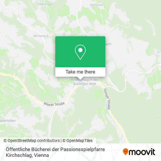 Öffentliche Bücherei der Passionsspielpfarre Kirchschlag map