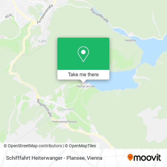 Schifffahrt Heiterwanger - Plansee map