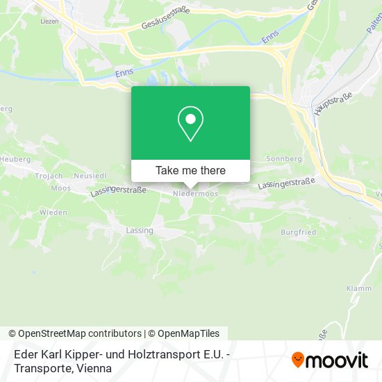 Eder Karl Kipper- und Holztransport E.U. - Transporte map