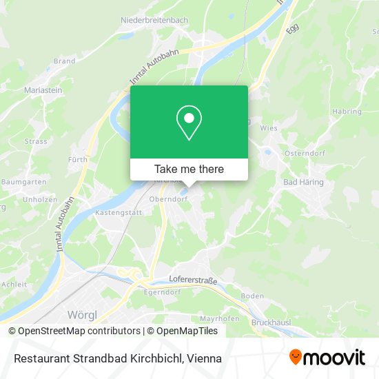 Restaurant Strandbad Kirchbichl map
