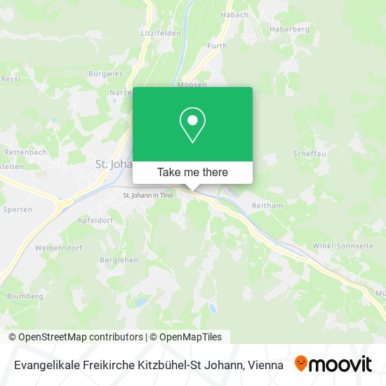 Evangelikale Freikirche Kitzbühel-St Johann map