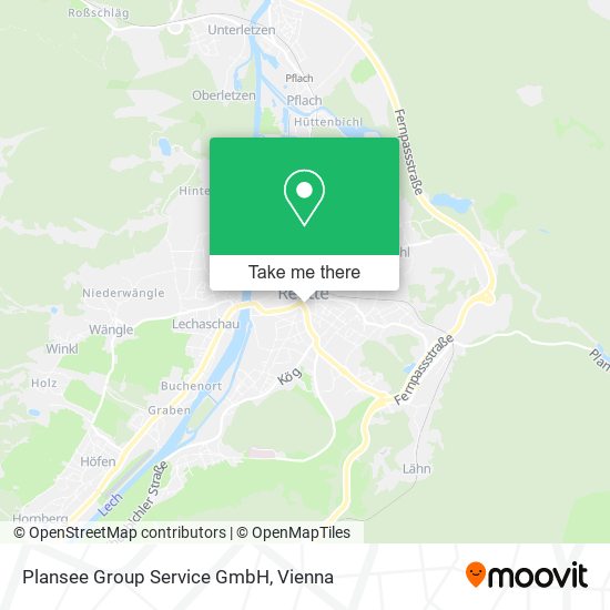 Plansee Group Service GmbH map