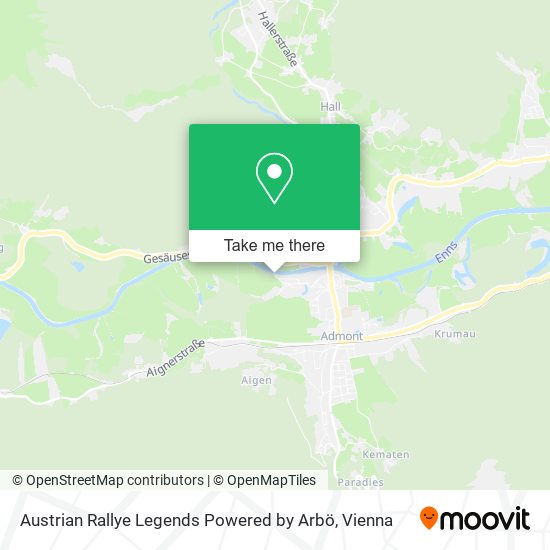 Austrian Rallye Legends Powered by Arbö map