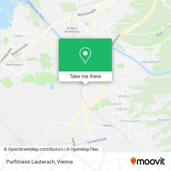 Purfitness Lauterach map