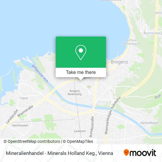 Mineralienhandel - Minerals Holland Keg. map