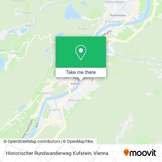 Historischer Rundwanderweg Kufstein map