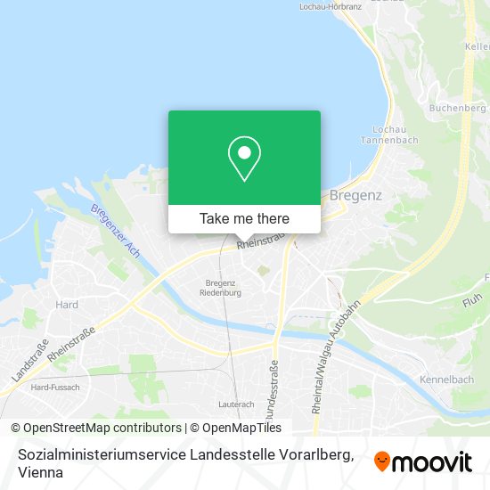 Sozialministeriumservice Landesstelle Vorarlberg map