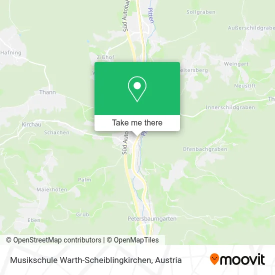 Musikschule Warth-Scheiblingkirchen map