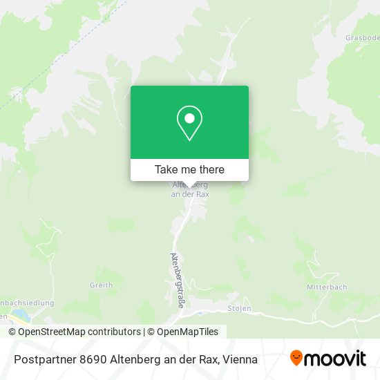 Postpartner 8690 Altenberg an der Rax map
