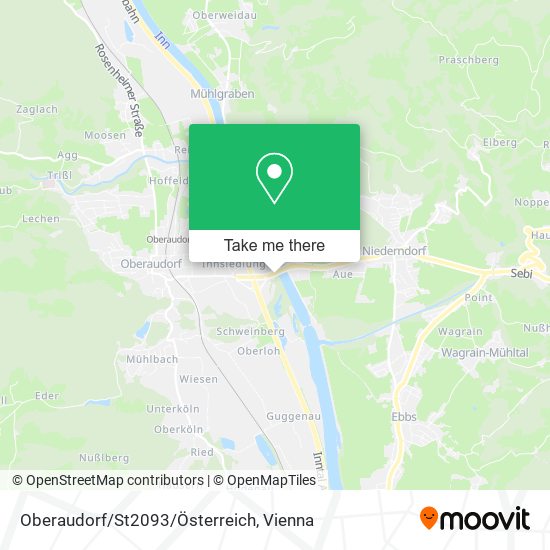 Oberaudorf/St2093/Österreich map