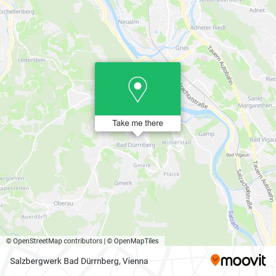 Salzbergwerk Bad Dürrnberg map