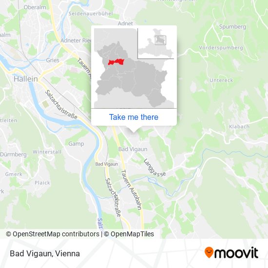 Bad Vigaun map