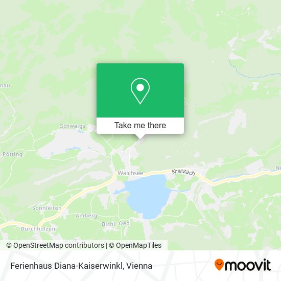 Ferienhaus Diana-Kaiserwinkl map