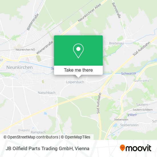 JB Oilfield Parts Trading GmbH map