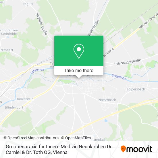 Gruppenpraxis für Innere Medizin Neunkirchen Dr. Carniel & Dr. Toth OG map