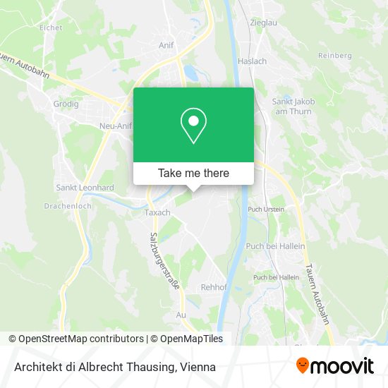 Architekt di Albrecht Thausing map