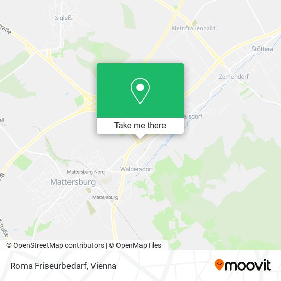 Roma Friseurbedarf map