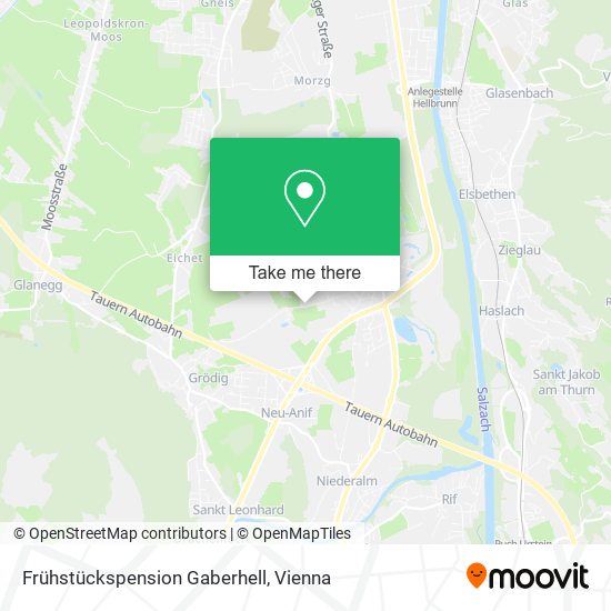 Frühstückspension Gaberhell map