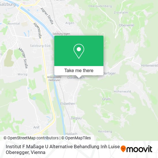 Institut F Maßage U Alternative Behandlung Inh Luise Oberegger map