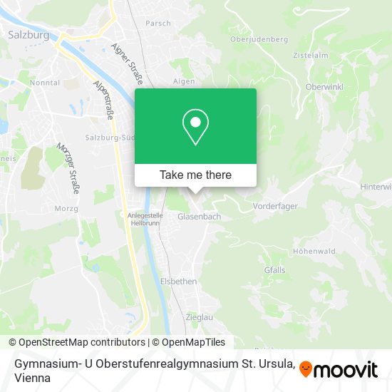 Gymnasium- U Oberstufenrealgymnasium St. Ursula map