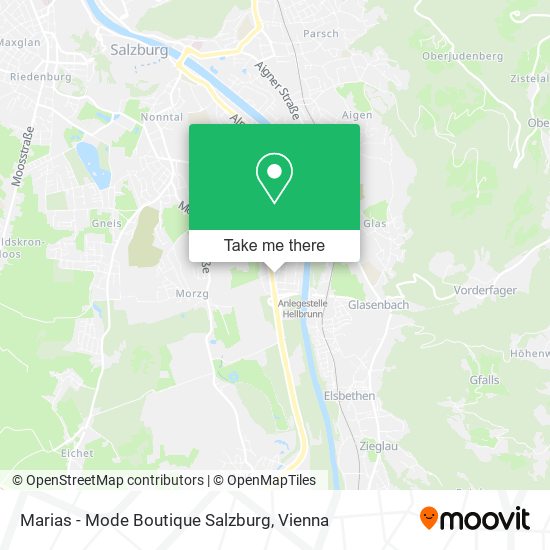 Marias - Mode Boutique Salzburg map