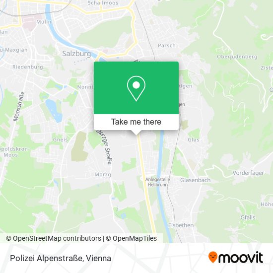 Polizei Alpenstraße map