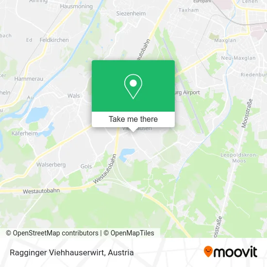 Ragginger Viehhauserwirt map