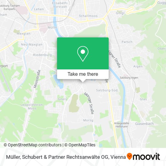 Müller, Schubert & Partner Rechtsanwälte OG map