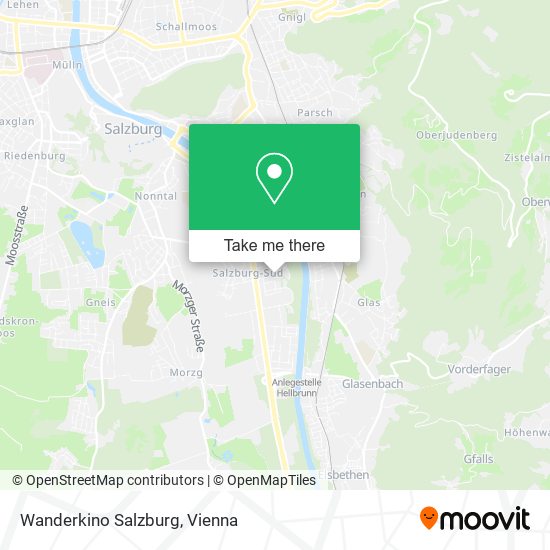 Wanderkino Salzburg map