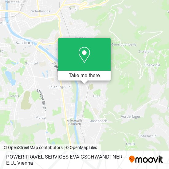 POWER TRAVEL SERVICES EVA GSCHWANDTNER E.U. map