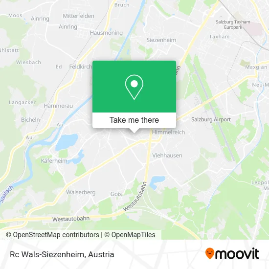 Rc Wals-Siezenheim map